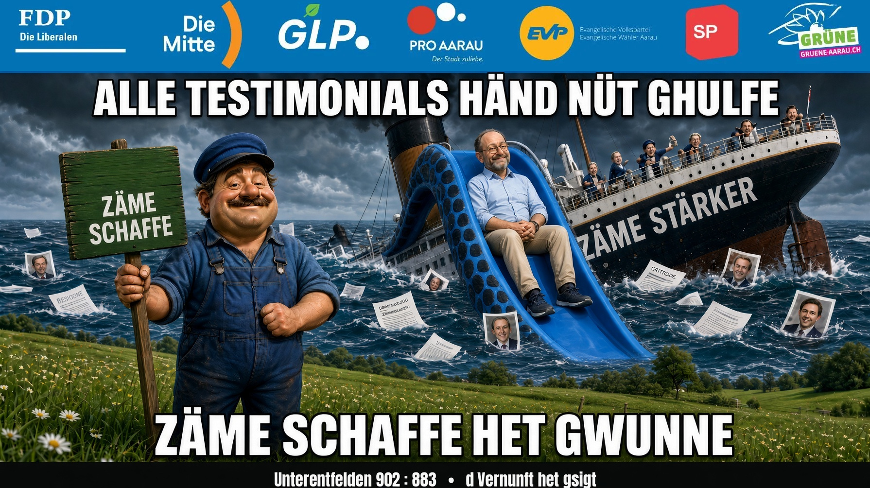 Zäme schaffe het gwunne